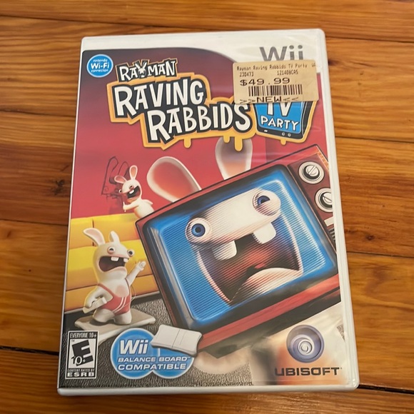 Nintendo Other - Rayman Raving Rabbids TV Party Nintendo Wii Video Game